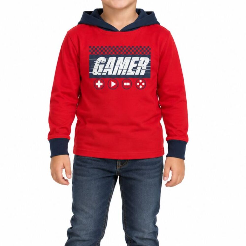 🔥 5 for $30 🔥 The Children’s Place Boys’ “Gamer” Long Sleeve Shirt | Size 5/6